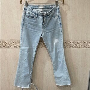 Frame Denim Light Blue Flare Jeans